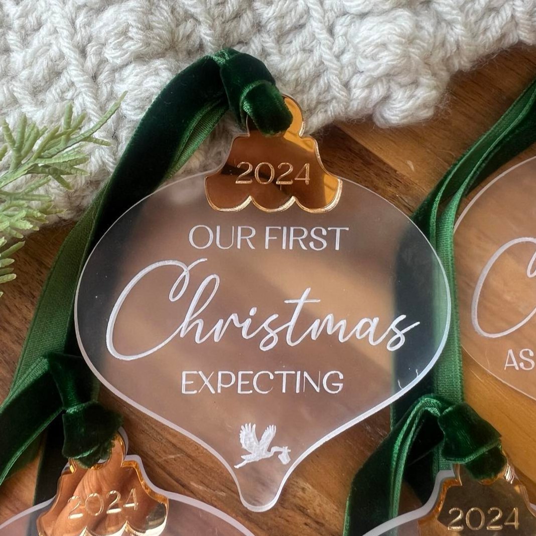 Expecting Christmas Ornament