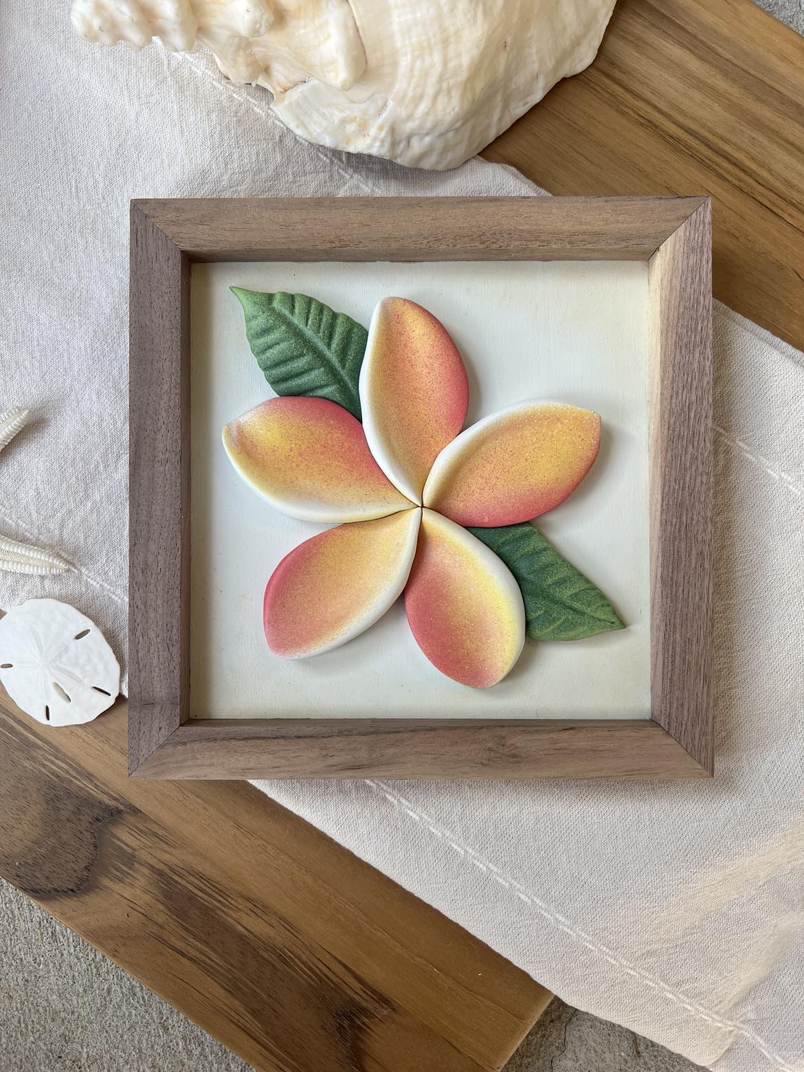 Pink Plumeria Sign