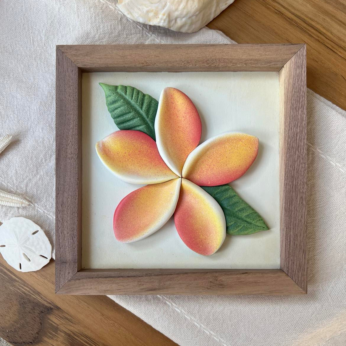 Pink and Yellow Plumeria