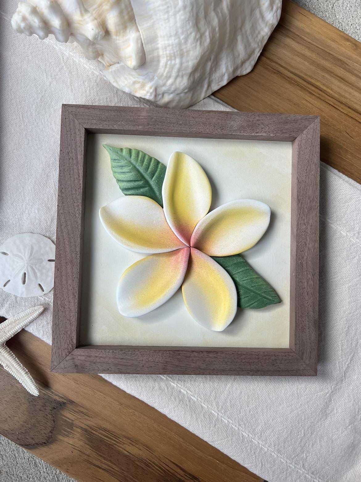 Pink Plumeria Sign
