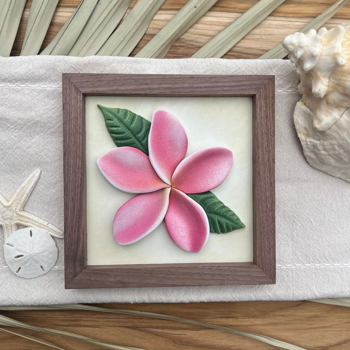 Pink Plumeria Sign