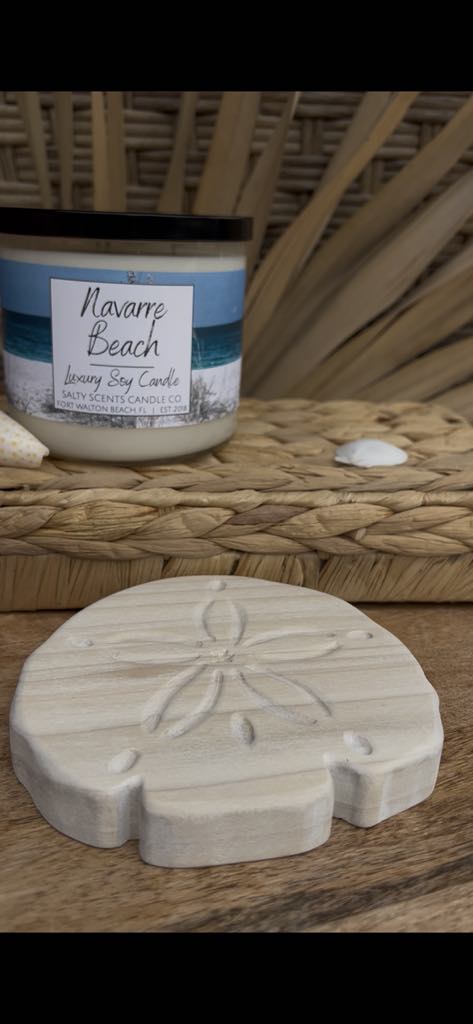 Sand Dollar Candle Base
