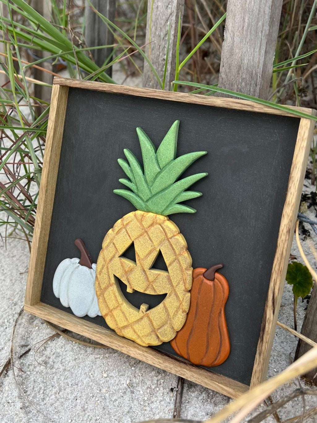 Pineapple Jack-o-Lantern