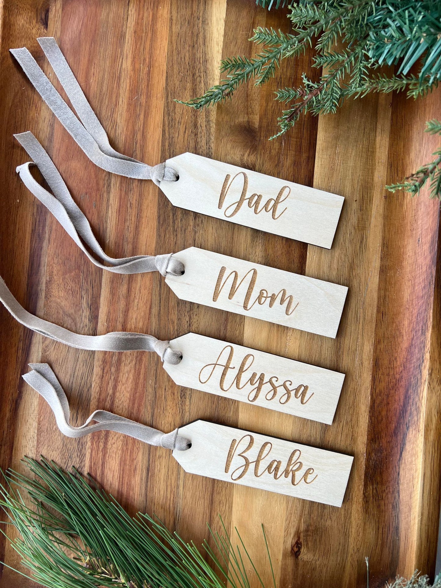 Personalized Stocking Tags