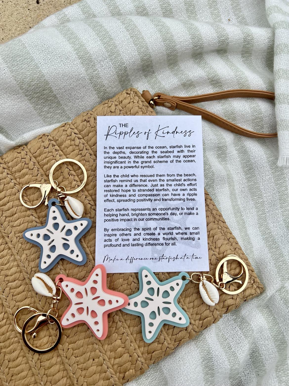 Ripples of Kindness Keychains