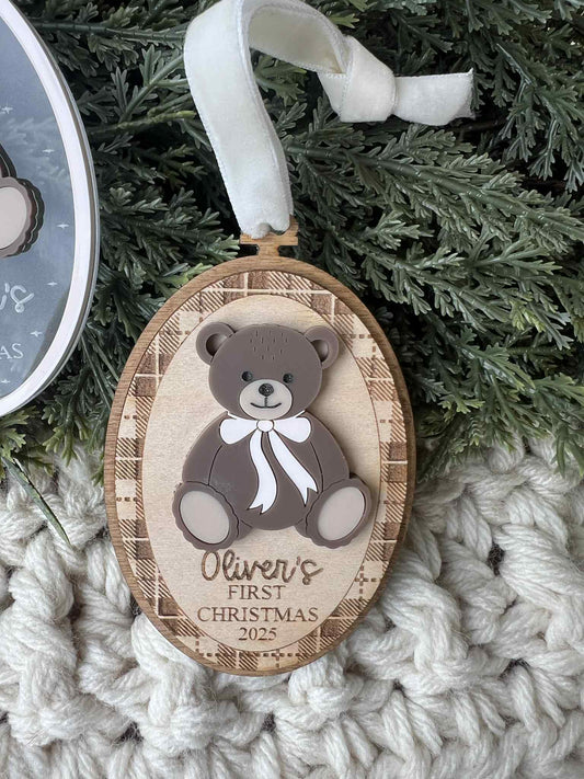 Baby's First Christmas Ornament-CLASSIC STYLE
