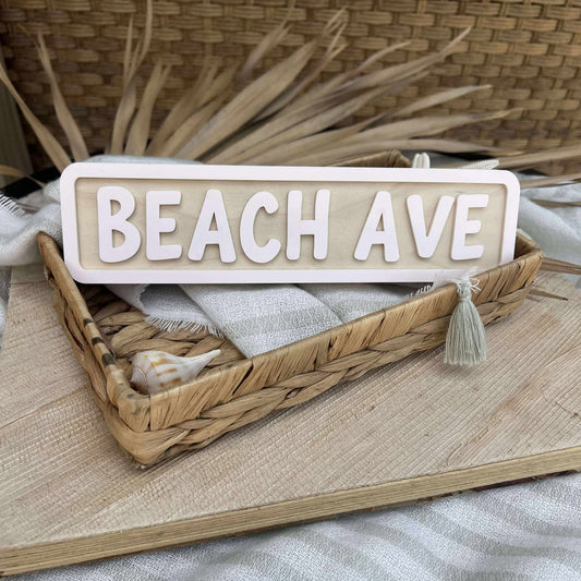Beach Avenue Sign