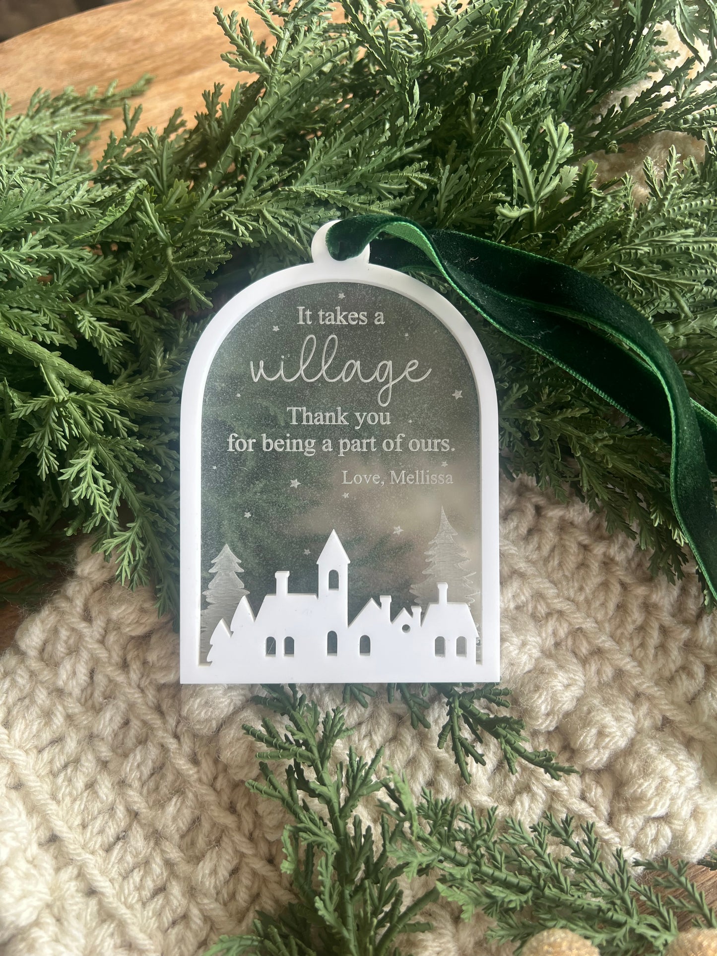 It takes a Village Ornament